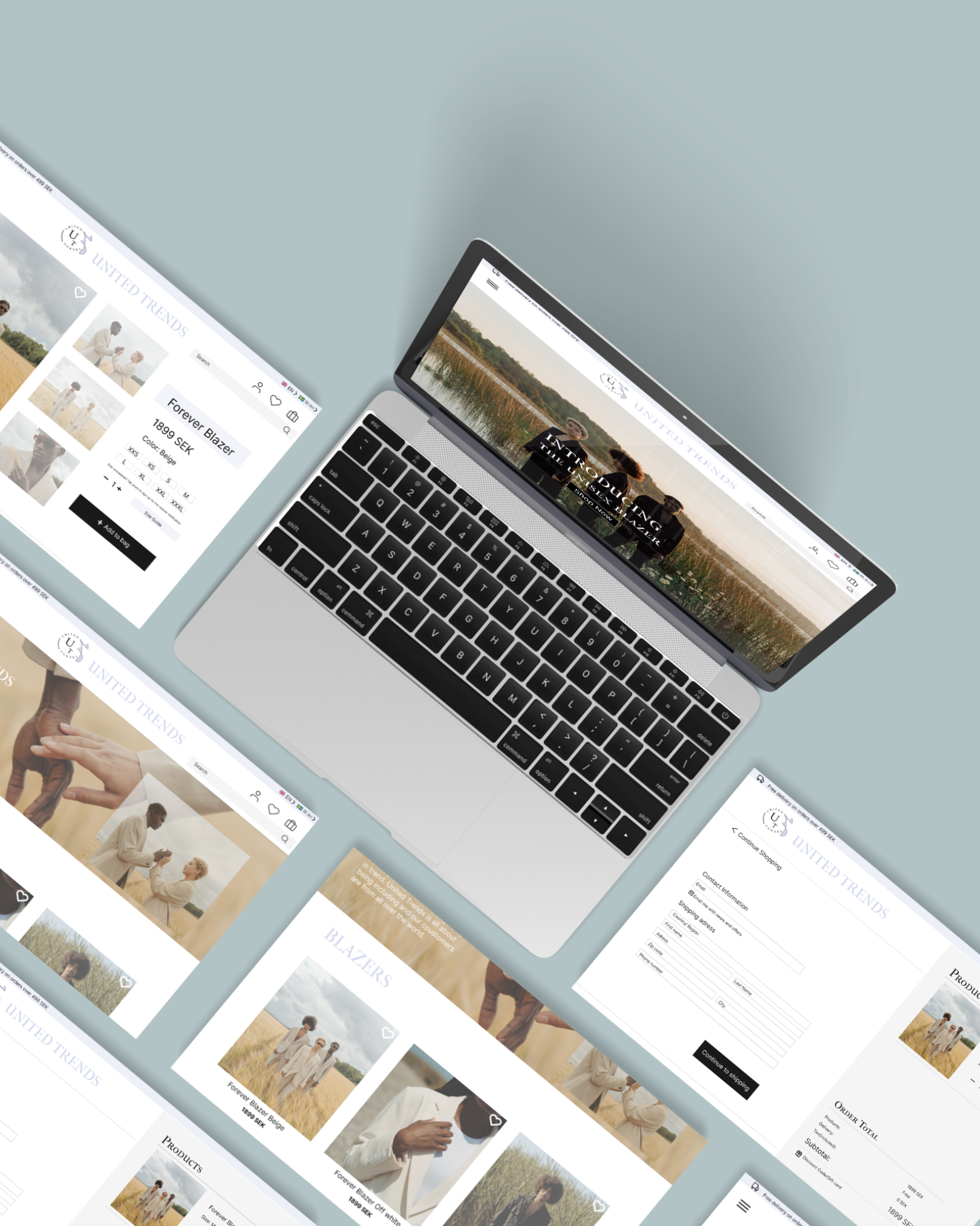 Custom Clothing Brand Mockups | Fashion Branding Showcase